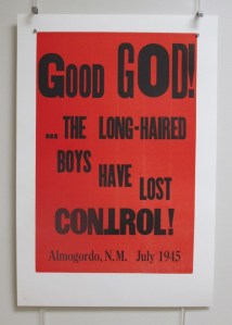 Katherine McNamara's poster, YOUR WORDS HERE project, VABC 2011